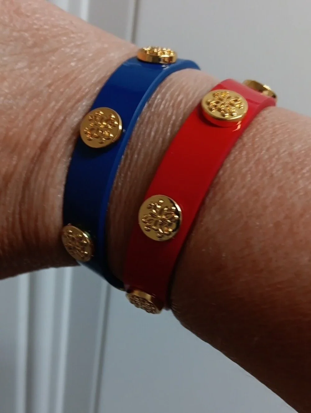 Rustic Cuff bold red